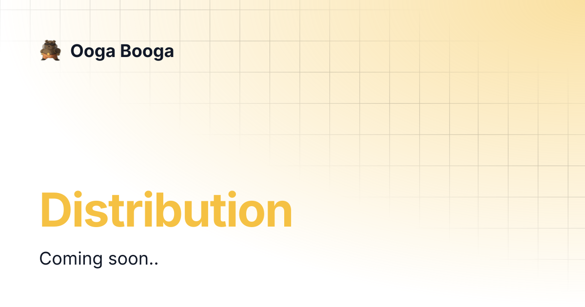 Distribution | Ooga Booga